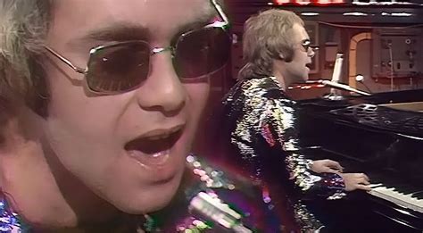 Elton John performs "Tiny Dancer" from his 1971 album "Madman Across the Water". Live at BBC studios for the "Sounds For Saturday" television program.Novembe...